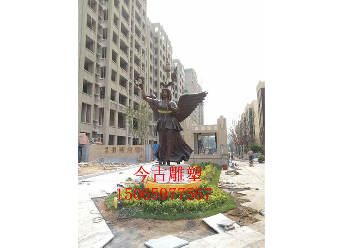 三米高胜利女神铜像